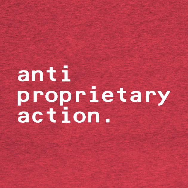 anti proprietary action - White by nyancrimew